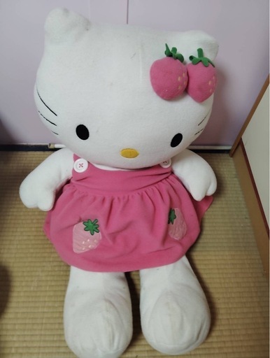 限定品　レトロ　ハローキティ　特大ぬいぐるみ
