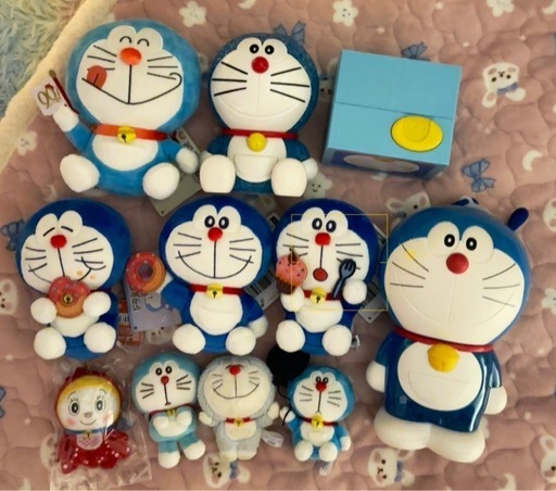ドラえもんのぬいぐるみ11個セット