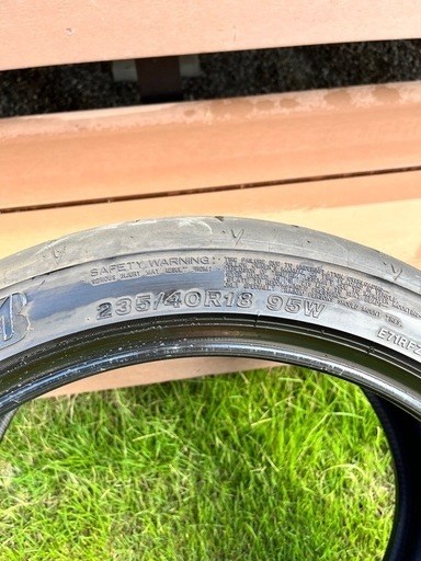 POTENZA RE71RS 235/40R18 22年製造 残溝3-4mm