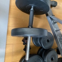 ダンベル30kgとベンチ台のセット