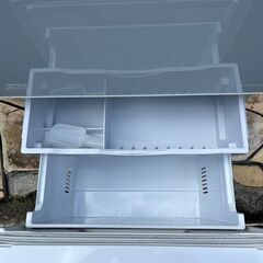 HITACHI 日立 375L冷蔵庫 2018 R-S38JVL 真ん中野菜室 ノンフロン冷凍冷蔵庫 ガラストップ