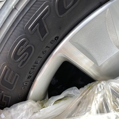 デリカD5純正18インチアルミタイヤセット 4本 バリ溝