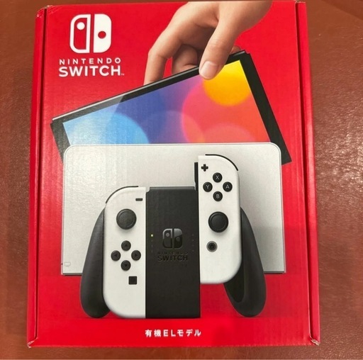 [新品] Nintendo Switch 有機ELモデル ネオンブルー ホワイト ①