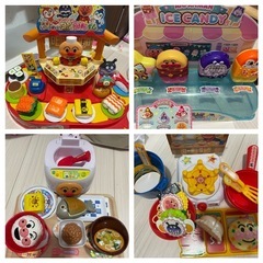 キッチン、アンパンマンなどおままごとセット