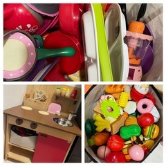 キッチン、アンパンマンなどおままごとセット