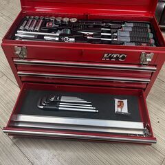 KTC 3段 ツールボックス 工具入 工具箱 レッド KTC SKX0213