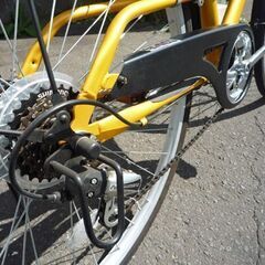 自転車 27インチ シティサイクル RESIDENCE カゴ付き 6段変速 ゴールド カギ付き 札幌市東区 新道東店