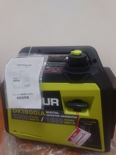 【未使用】発電機　EENOUR  DK1800iA