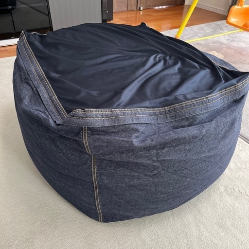 無印　体にフィットするソファ　人をダメにするソファ　デニム