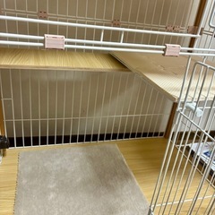 キャット　猫 木製ケージ 2段 ハンモック おしゃれ　