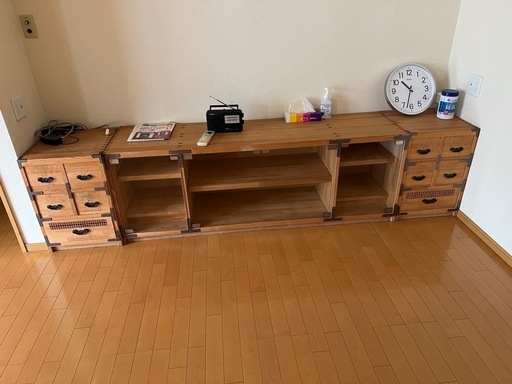 オーダーメイド　木製テレビボード