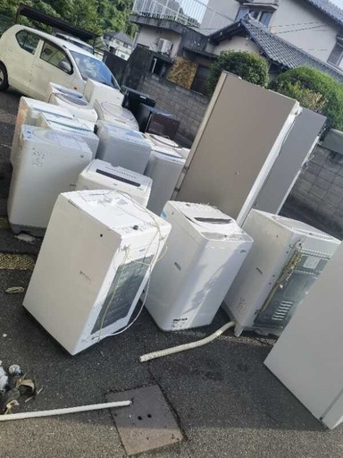 洗濯機。