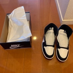 ナイキ　スニーカー　Air Jordan 1 Retro High OG Midnight Navy27.5
