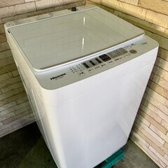 【高年式 美品】大阪送料無料★3か月保障付き★洗濯機★2023年★ハイセンス★5.5kg★HW-G55BK1★S-386