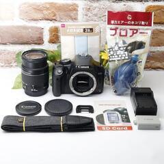【全国送料無料】Canon EOS Kiss X2✨ ショット数わずか!! 届いたらすぐに使えます✨ ダブルレンズ希望も相談ください♪　運転が不慣れな為、お近くまで来ていただけますと助かります✨ ズームレンズキット 一眼レフ