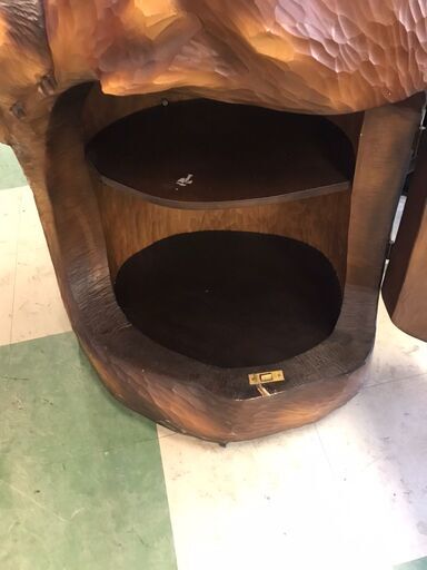 キャスター付き収納台 フクロウ ふくろう 梟 インテリア 収納台