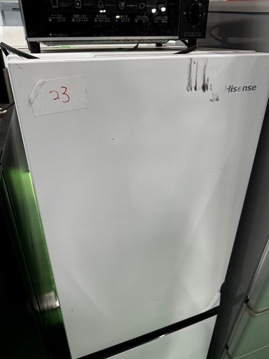 ご来店時、ガンお値引き‼️ Hisense(ハイセンス)2023 年製162 L 2ドア冷蔵庫
