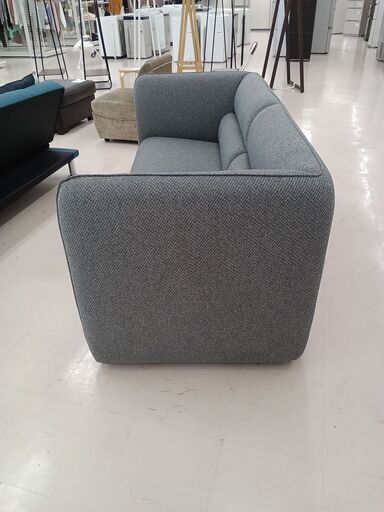 ☆ジモティ割あり☆ ソファ 2P MK MAEDE ブルー×グレー W178×D81×H76  