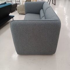 ★ジモティ割あり★  ソファ　2P MK MAEDE ブルー×グレー W178×D81×H76 クリーニング済み TC4939