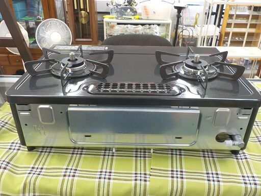 LPガステーブル 2020年製 右強火力 パロマ IC-S807BHA 59cm 水無し片面