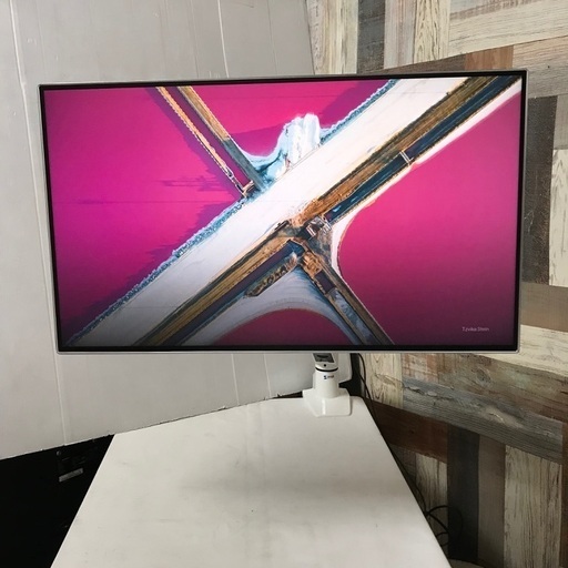 即日受渡❣️アームスタンド式 23.8型スピーカー内蔵ワイド液晶モニター14500円