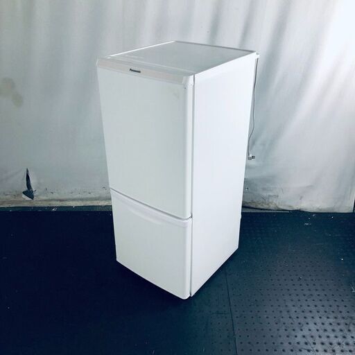 ID:re11066 パナソニック Panasonic 冷蔵庫 一人暮らし 中古 2020年製 2ドア 138L ホワイト ファン式 右開き NR-B14CW-W  【リユース品：状態B】【送料無料】【設置費用無料】