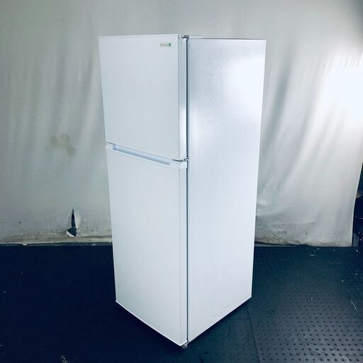ID:rg219450 【自社配送エリア内限定】ヤマダ電機 YAMADA 冷蔵庫 一人暮らし 中古 2018年製 2ドア 225L ホワイト ファン式 右開き YRZ-F23E1  【リユース品：状態B】【送料無料】【設置費用無料】
