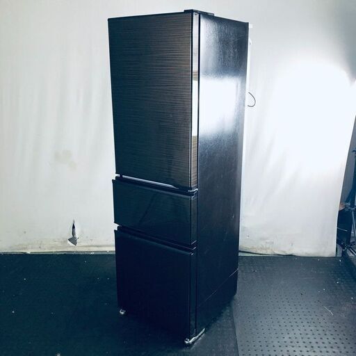 ID:rh00082 【自社配送エリア内限定】三菱 MITSUBISHI 冷蔵庫 ファミリー 中古 2021年製 3ドア 300L ブラウン ファン式 右開き MR-CX30BKF-BR  【リユース品：状態C】【送料無料】【設置費用無料】