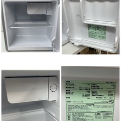 S715 ⭐ アイリスオーヤマ 冷蔵庫（46L 右開き）22年製 PRC-B051D ⭐動作確認済⭐クリーニング済（