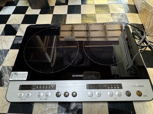 リサイクルサービス八光】2020年製 アイリスオーヤマ 2口 IH