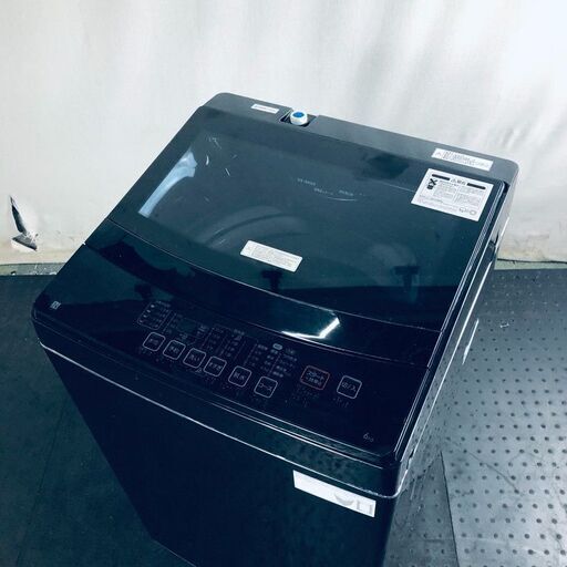ID:sg218448 ニトリ 洗濯機 一人暮らし 中古 2022年製 全自動洗濯機 6.0kg ホワイト 送風 乾燥機能付き NTR60BKN  【リユース品：状態B】【送料無料】【設置費用無料】