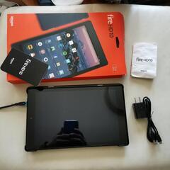 【ネット決済・配送可】Fire hd 10 美品 カバー付き