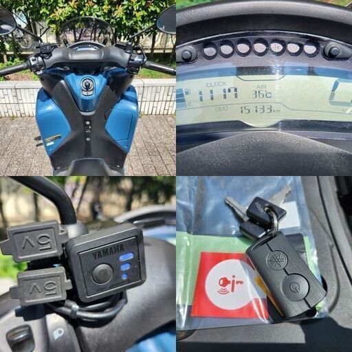 【普通免許仕様もOK】トリシティ125 新型SEK1Jキーフリー 純正グリップヒーター 走行1.5万km台★TRIX★ 普通免許仕様もOK】トリシティ125 新型SEK1Jキーフリー 純正グリップ