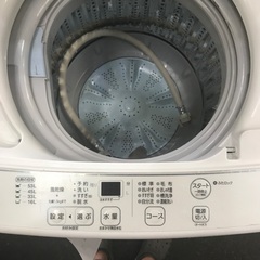 601 洗濯機　2017年式　6キロ　アクア