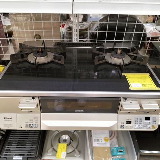 ★ジモティー割有★　Rinnai　RTE65VACB　都市ガスガスコンロ　2020年製　IKD-413