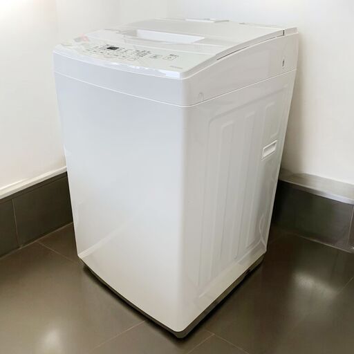 24C633_ジC IRIS OHYAMA アイリスオーヤマ 全自動洗濯機 8.0kg?ITW-802E-W 2020年製 やや難あり 現状品 中古
