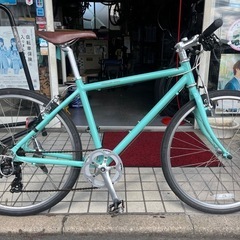 ブルーのクロスバイク プレシジョン レストア済みのとても綺麗な中古です