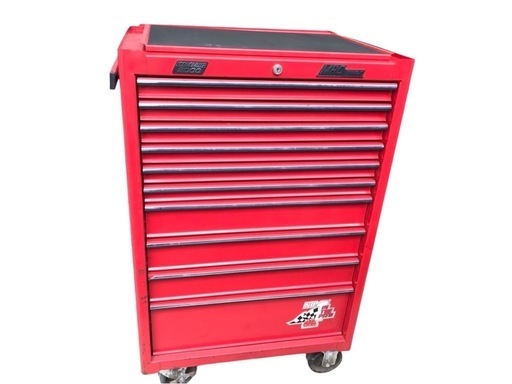 ★　MAC TOOLS ECONOMIZER 200 マックツール　10段　レッド　キャスター付き　工具入れ　置き型　ツールボックス