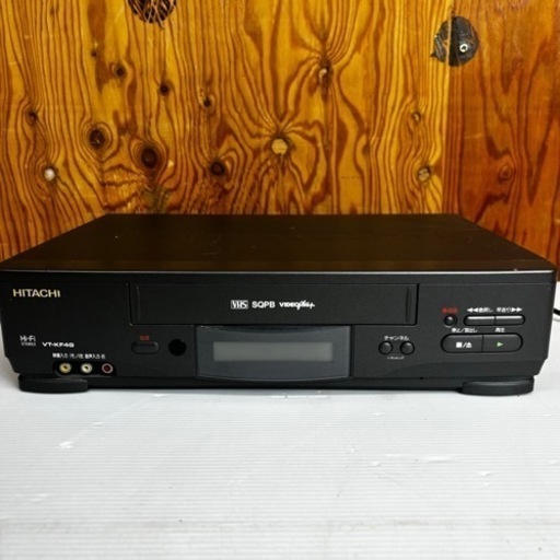 s0917606 通電確認済 動作確認済 HITACHI 日立 ビデオデッキ VI-KF4G ビデオ レトロ コレクション カセットデッキ 映像機器 中古品