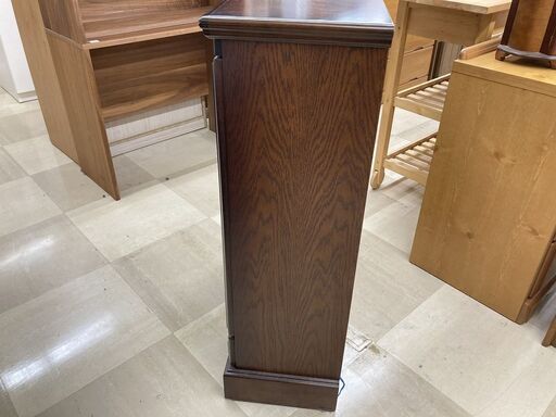 軽トラ無料貸出サービス有】キャビネット COUNTRY FURNITUER ATLANTA ブラウン - キャビネット