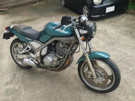 【値下げしました！】SRX400 3VN☆セル付☆ダークグレイッシュシアンメタリック☆検無し要修理箇所有☆