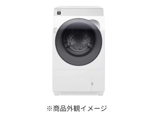 【展示品・アウトレット・付属品一部欠品】シャープドラム式洗濯乾燥機 洗濯 10kg 乾燥 6kg ES-K10B-WL 左開き