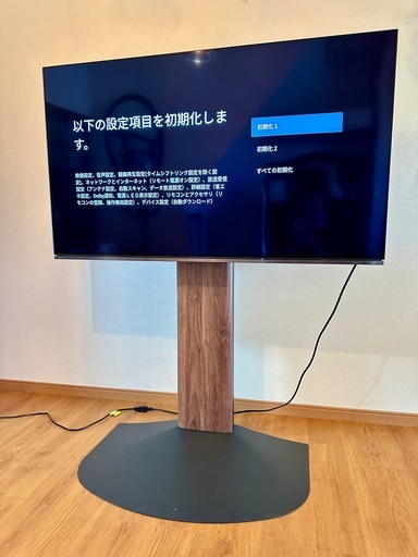 22年製 レグザ 55V型 有機ELテレビ 55X8900K テレビスタンド付き