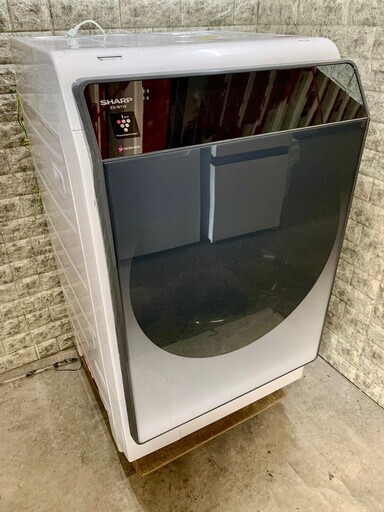 【美品】大阪送料無料★3か月保障付き★洗濯機★2022年★シャープ★11kg★ES-W114-SL★S-350