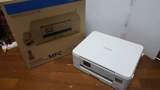 brother ブラザー MFC-J737DN インクジェットプリンター 本体のみ(インクカートリッジなし) インクがないため通電確認のみ