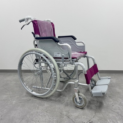 SNT578 新品 幸和製作所 TacaoF テイコブ アルミ製 折りたたみ 介護 車イス 車いす S-15 自走式車椅子 ブレーキ付き
