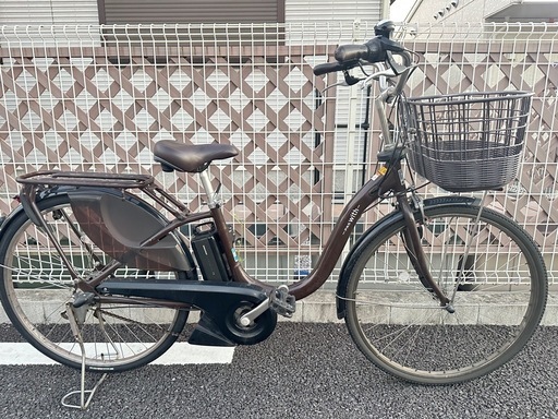 東京23区配達無料　新基準　ヤマハ　パスウィズ　with 12.3Ah リチウム 電動自転車 中古 1734