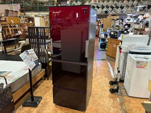 【愛品館 市原店】✨安心の除菌洗浄済✨SHARP  2018年製 356L 3ドア冷蔵庫 SJ-GW36D-R【愛市IR017107-104】