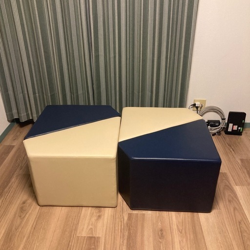 ツートーン スツール ソファー