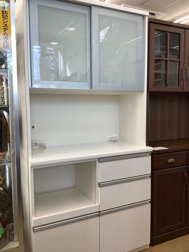 【トレファク花小金井店】カップボード/ニトリ/レンジ台/ホワイト/中古家具/武蔵野市/小平市/小金井市/国分寺市/杉並区/買取/販売